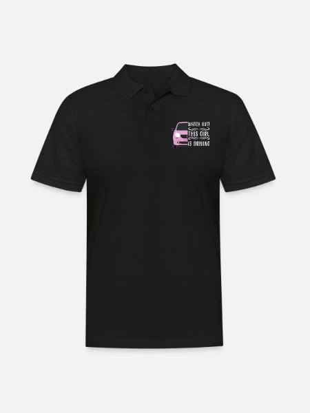 Driving licence test Driving test - Men's Polo Shirt - black