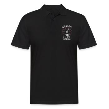 Füherscheinprüfung Führerschein Fahrprüfung - Männer Poloshirt - Schwarz - Vorne - Kai (181cm)