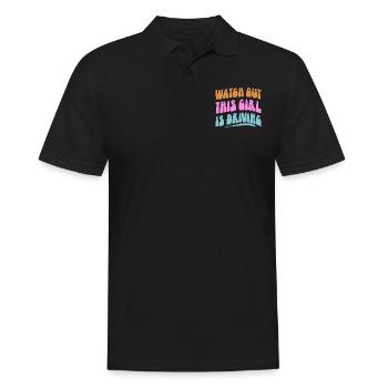 Driving licence test Driving test - Men's Polo Shirt - black - Front - Kai (181cm)