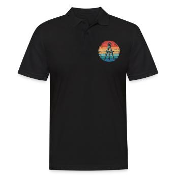 Vintage Architect Compass Architecture Gifts - Männer Poloshirt - Schwarz - Vorne - Kai (181cm)