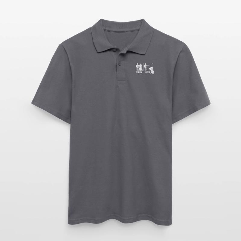Problem Solved - Ehe Problem Scheidung Lösung Männer Poloshirt