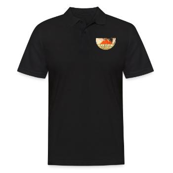 Weinlese - Schwarzer Schlucht-Nationalpark - Männer Poloshirt - Schwarz - Vorne - Kai (181cm)