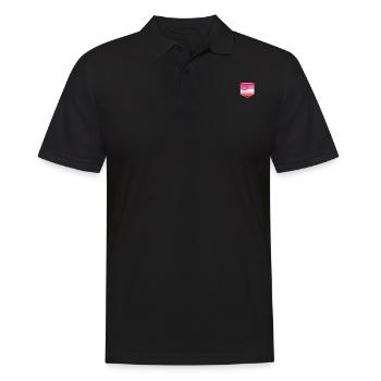 LGBTQ Lipstick Pride Flag Bag - Men's Polo Shirt - black - Front - Kai (181cm)