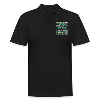 Physical Therapist I'm A Physical Therapist - Men's Polo Shirt - black - Front - Kai (181cm)