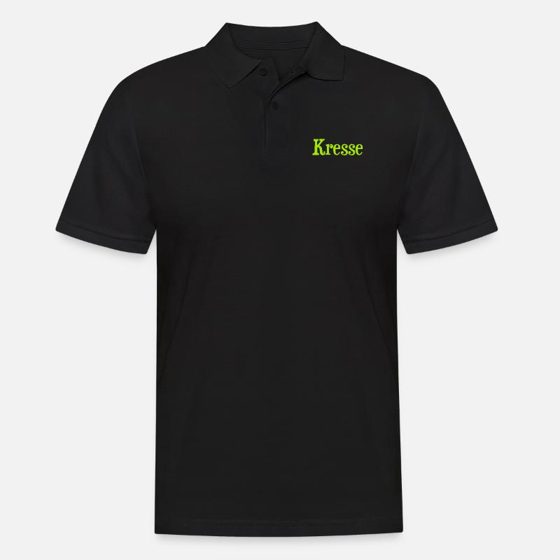 cresson - Polo Homme - noir