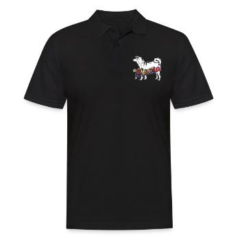 Shiba Inu Shiba Inu Mama - Men's Polo Shirt - black - Front - Kai (181cm)
