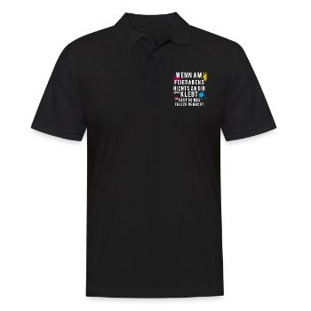 Erzieher Erzieherin Kita Kindergarten Kinderpflege - Männer Poloshirt - Schwarz - Vorne - Kai (181cm)