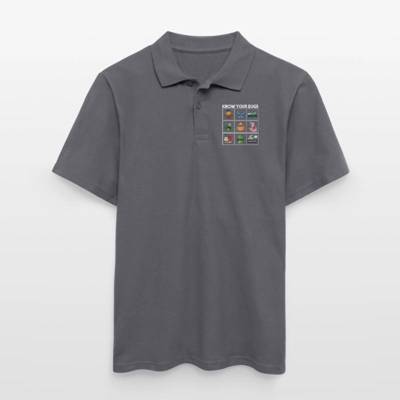 Know Your Bugs Programmierer Coding Männer Poloshirt