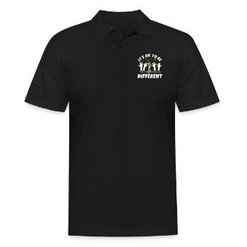Autismus Bewusstsein - Männer Poloshirt - Schwarz - Vorne - Kai (181cm)