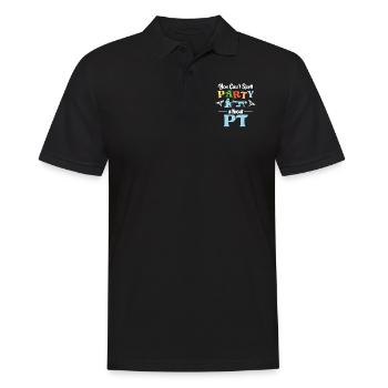 Physical Therapist Therapy - Männer Poloshirt - Schwarz - Vorne - Kai (181cm)
