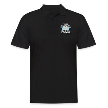 Swimming Swimmer Will Swim For - Polo Homme - noir - Devant - Kai (181cm)