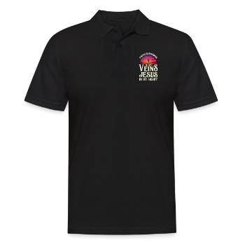 SUP Paddleboarding In My Veins - Men's Polo Shirt - black - Front - Kai (181cm)