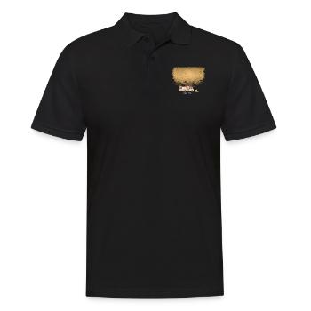 Camping Motorhome Campervan - Männer Poloshirt - Schwarz - Vorne - Kai (181cm)