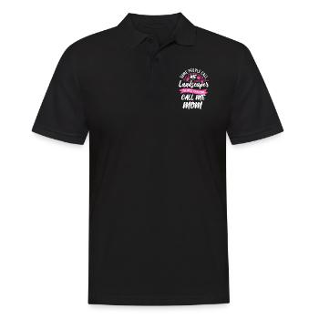 Landscaper Landscaping Landscape - Männer Poloshirt - Schwarz - Vorne - Kai (181cm)