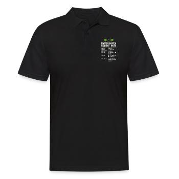Landscaper Landscaping Landscape - Men's Polo Shirt - black - Front - Kai (181cm)