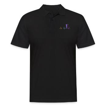 Arc à l’arc Archer Girl Heartbeat - Polo Homme - noir - Devant - Kai (181cm)