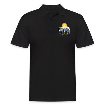 Meteorologist Weather Forecast - Men's Polo Shirt - black - Front - Kai (181cm)