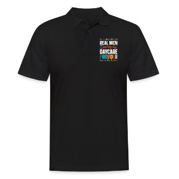 Fournisseur de services de garde d’enfants Enseignant - Polo Homme - noir - Devant - Kai (181cm)