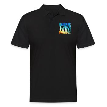 Childcare Daycare Provider Teacher - Men's Polo Shirt - black - Front - Kai (181cm)