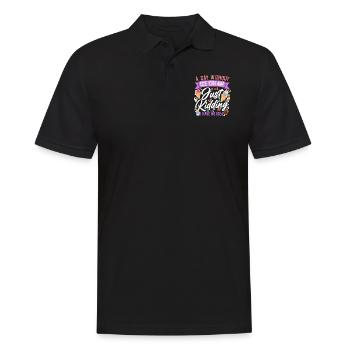 Ice Cream Cone Popsicle A Day - Men's Polo Shirt - black - Front - Kai (181cm)