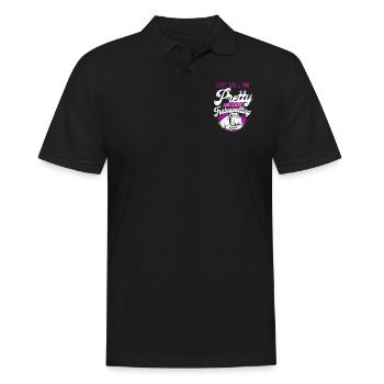 Freight Diesel Train Driver - Men's Polo Shirt - black - Front - Kai (181cm)