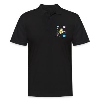 Avocat transgenre dans l’espace Trans Pride - Polo Homme - noir - Devant - Kai (181cm)