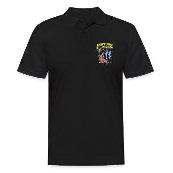 Achtung Ich Bin Schon 11 Tier Geburtstag Walross - Männer Poloshirt - Schwarz - Vorne - Kai (181cm)