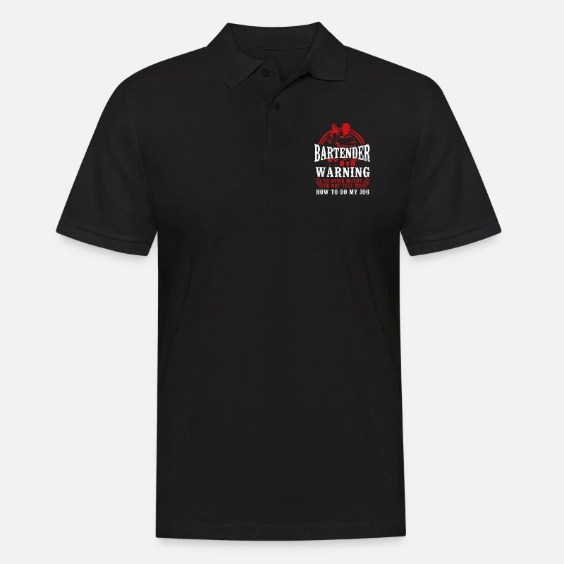 Bartender Mixologist Bartender - Men's Polo Shirt - black