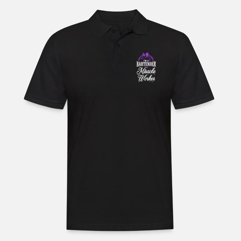 Bartender Mixologist Bartender - Men's Polo Shirt - black