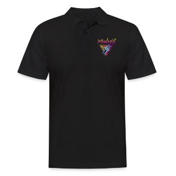 Bartender Mixologist 80s 90s Retro - Männer Poloshirt - Schwarz - Vorne - Kai (181cm)