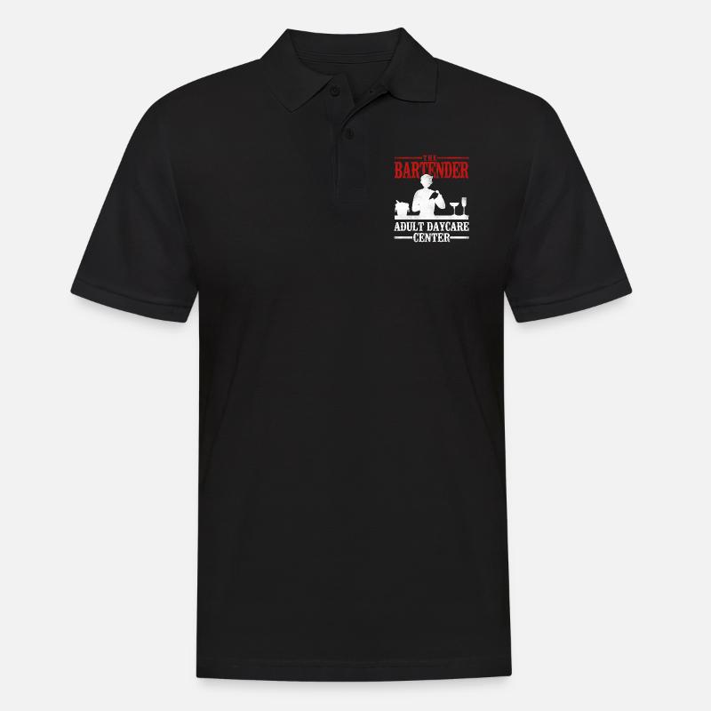 Bartender Mixologist The Bartender - Men's Polo Shirt - black