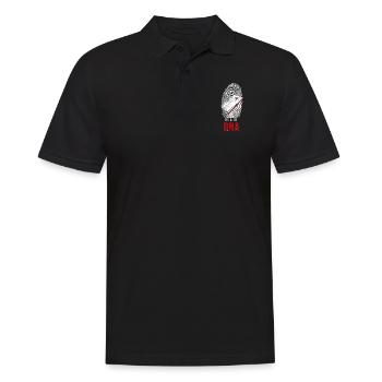 Cornhole Team Bean Bag Player - Men's Polo Shirt - black - Front - Kai (181cm)