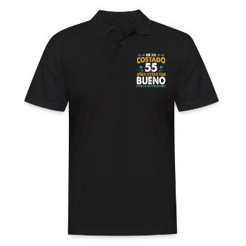 ME HA COSTADO 55 AÑOS ESTAR TAN BUENO - Polo Homme - noir - Devant - Kai (181cm)
