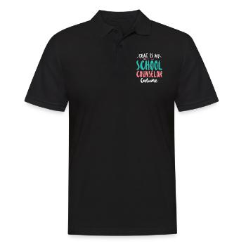 School Counselor Halloween That Is - Männer Poloshirt - Schwarz - Vorne - Kai (181cm)
