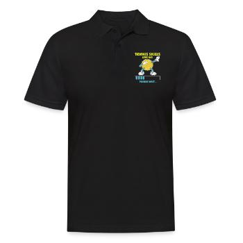 Drôle de joueur de tennis Raquette Tennis - Polo Homme - noir - Devant - Kai (181cm)