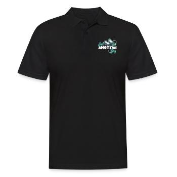 Otter Pun Just Anotter Day - Men's Polo Shirt - black - Front - Kai (181cm)