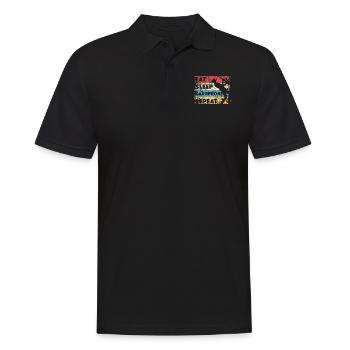 Saxophone Retro Vintage Eat Sleep - Men's Polo Shirt - black - Front - Kai (181cm)
