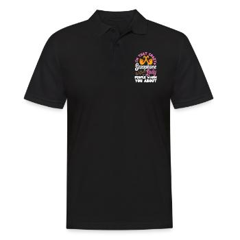 Saxophone I'm That Crazy Saxophone - Männer Poloshirt - Schwarz - Vorne - Kai (181cm)