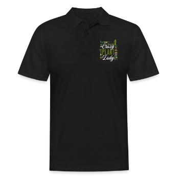 Plant Lover Gardening Crazy Plant - Männer Poloshirt - Schwarz - Vorne - Kai (181cm)