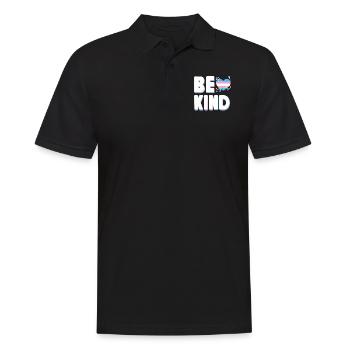 Fierté LGBT transgenre - Polo Homme - noir - Devant - Kai (181cm)