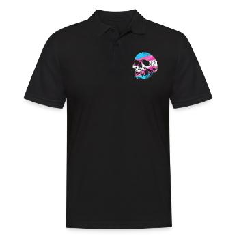 Fierté LGBT transgenre - Polo Homme - noir - Devant - Kai (181cm)