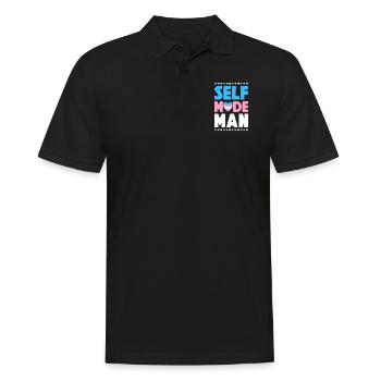 Fierté LGBT transgenre - Polo Homme - noir - Devant - Kai (181cm)
