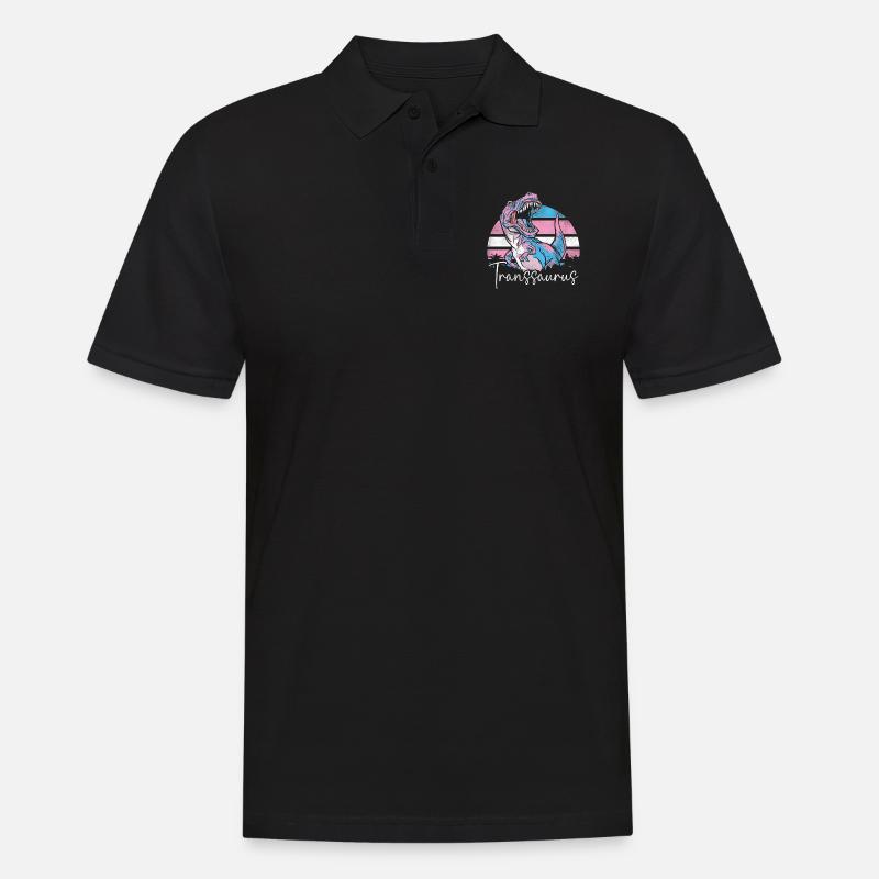 Transgender Trans LGBT Pride - Männer Poloshirt - Schwarz