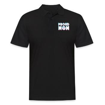 Fierté LGBT transgenre - Polo Homme - noir - Devant - Kai (181cm)