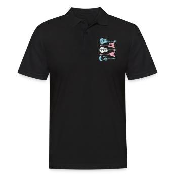 Fierté LGBT transgenre - Polo Homme - noir - Devant - Kai (181cm)