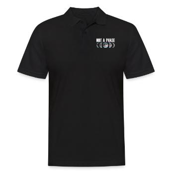 Transgender Trans LGBT Pride - Männer Poloshirt - Schwarz - Vorne - Kai (181cm)