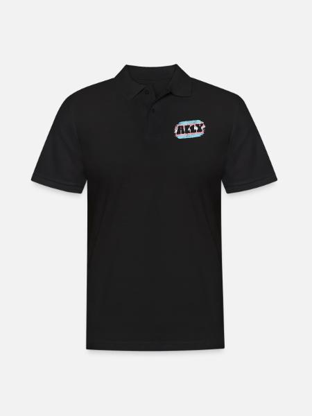 Transgender Trans LGBT Pride - Men's Polo Shirt - black