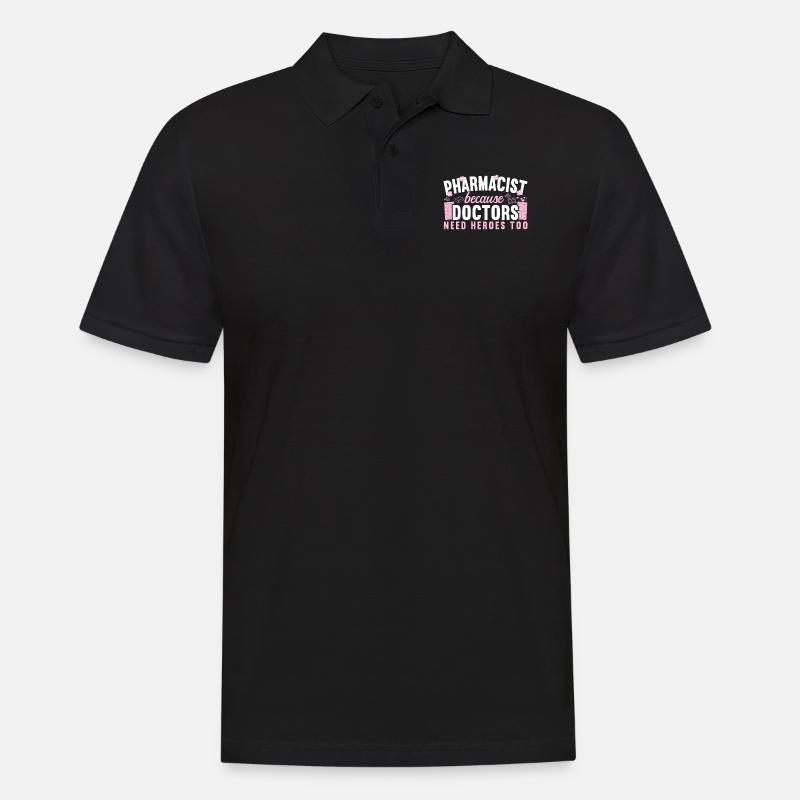 Pharmacy Tech Technician - Men's Polo Shirt - black