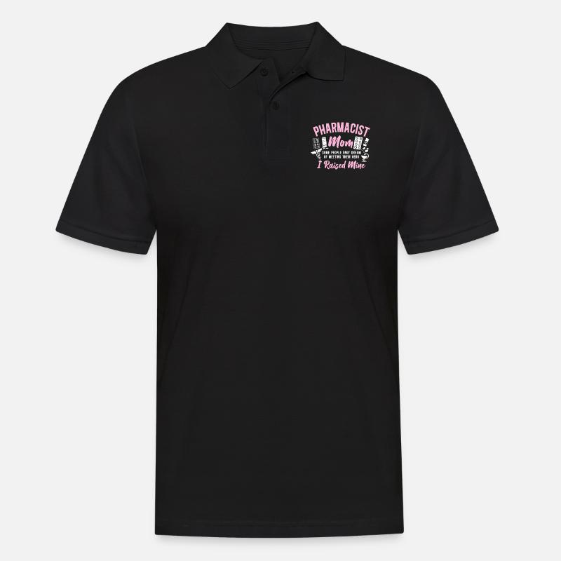 Pharmacy Tech Technician - Men's Polo Shirt - black