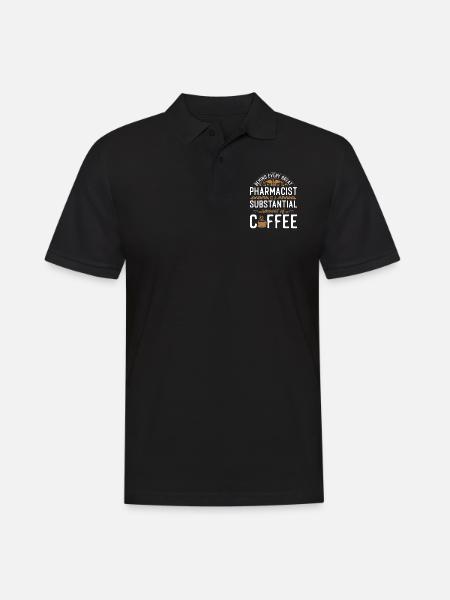 Pharmacy Tech Technician - Männer Poloshirt - Schwarz